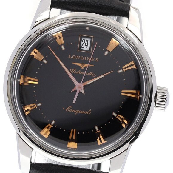 LONGINES Conquest Date black Dial Automatic Men's Watch_833675 - Picture 1 of 7